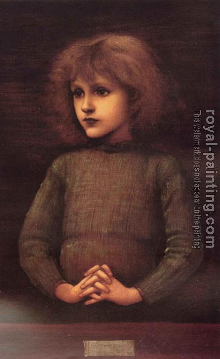 Sir Edward Coley Burne-Jones : Portrait of a Young Boy